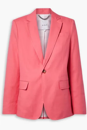 A.L.C. Donovan linen-blend blazer - Pink - US 0