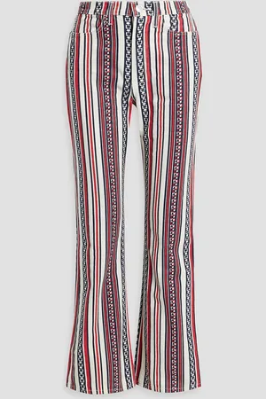 RE/DONE Printed high-rise straight-leg jeans - - 23