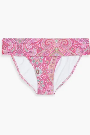 Melissa Odabash Brussels paisley-print mid-rise bikini briefs - - IT 38