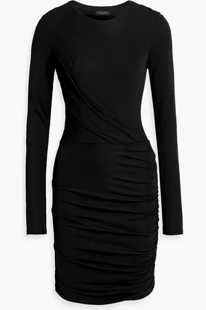 RAG&BONE Holly wrap-effect ruched stretch-jersey mini dress - - XXS