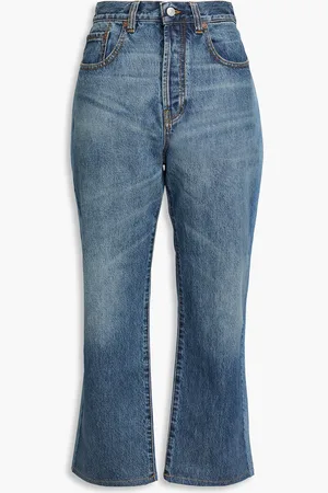 Victoria Beckham Faded mid-rise kick-flare jeans - Blue - 31