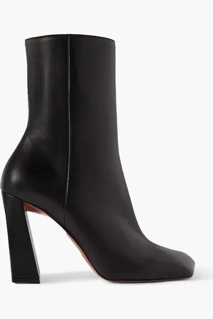 Amina Muaddi Marine leather ankle boots - - EU 35