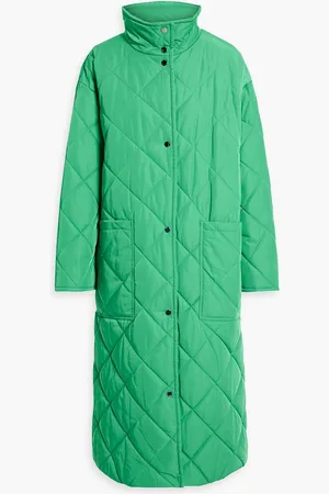 Stand Studio Sage quilted shell coat - Green - FR 38