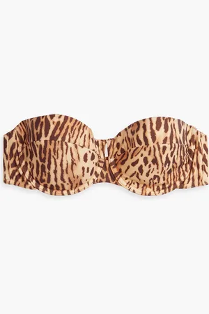 ZIMMERMANN Leopard-print bikini top - - 2 C