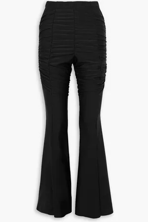 AZ FACTORY Ester Manas ruched stretch-knit flared pants - - FR 38