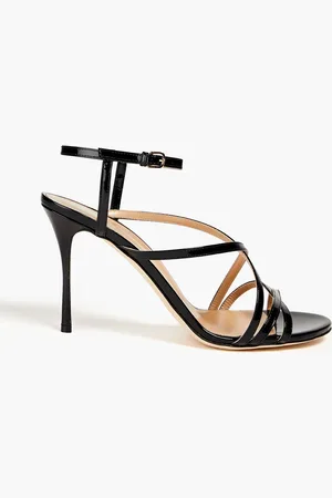 Sergio Rossi Bon Ton patent-leather sandals - - EU 39.5