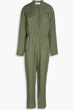 Bash Anissa cupro jumpsuit - Green - 3