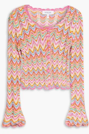Derek Lam Cropped crochet cardigan - - XL