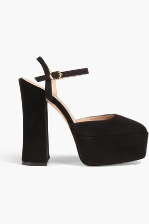 Stuart Weitzman Sky High 145 suede platform pumps - - EU 40.5