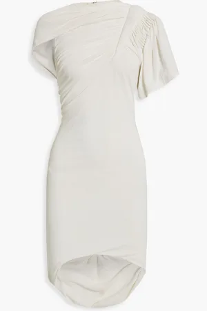Alexander Wang Asymmetric cutout stretch-jersey mini dress - White - US 0