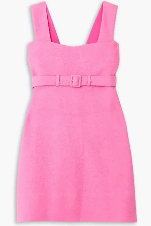 Patou Belted terry mini dress - Pink - FR 42
