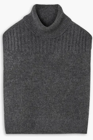 Falke Ribbed wool-blend turtleneck sweater - Gray - XL/XXL