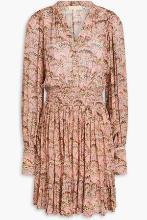 by Ti Mo Printed crepon mini dress - - XL