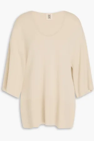 By Malene Birger Thelia TENCEL™ Lyocell-blend sweater - Neutral - XXS