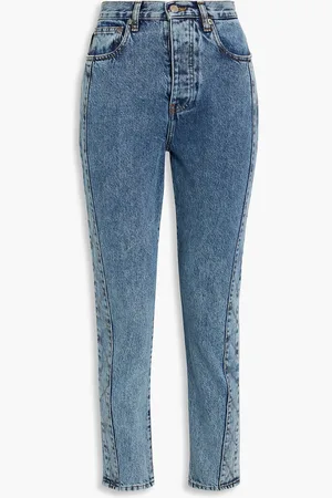 IRO Gismond acid washed high-rise straight-leg jeans - Blue - 25