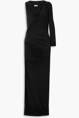 GAUGE81 Myrtia asymmetric one-sleeve ruched stretch-jersey maxi dress - - DE 38
