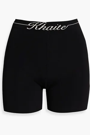 Khaite Bryant stretch-knit shorts - - XL