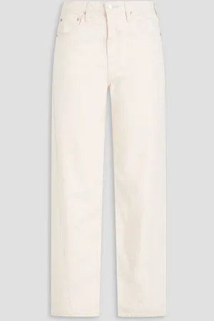 Simkhai Sawyer high-rise straight-leg jeans - White - 32