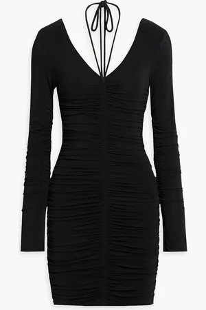 A.L.C. Violet ruched stretch-jersey mini dress - - S