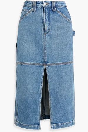 A.L.C. Alden denim midi skirt - Blue - US 2