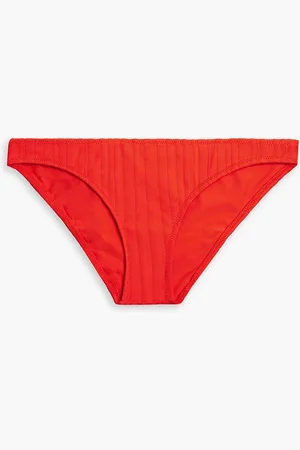 Solid The Eva ribbed low-rise bikini briefs - - XS