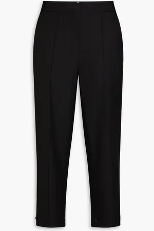 tibi Cropped grain de poudre wool tapered pants - - US 00