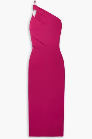 ET OCHS Ruth one-shoulder ruched stretch-jersey midi dress - Purple - US 6