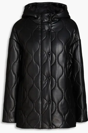 Stand Studio Everlee quilted faux leather jacket - - FR 36