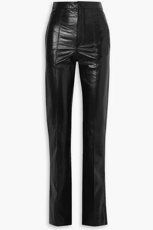 Isabel Marant Bilirokia leather straight-leg pants - - FR 36