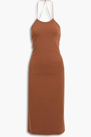Zeynep Arcay Stretch-jersey halterneck midi dress - - US 8
