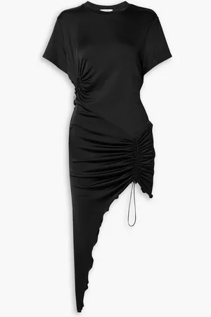 ET OCHS Brielle asymmetric ruched stretch-jersey dress - - US 6
