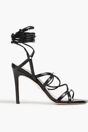 Stuart Weitzman Astrid 100 embellished leather sandals - - EU 37.5