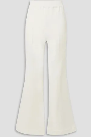 AZ FACTORY Free To French cotton-blend terry flared pants - White - XS