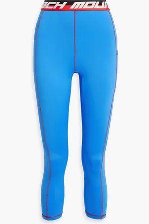 Aztech Next To Skin cropped stretch-jersey leggings - Blue - M