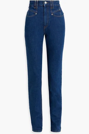 Isabel Marant Nominic high-rise slim-leg jeans - Blue - FR 34