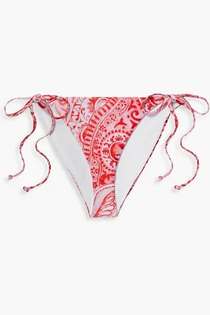 Mara Hoffman Lei printed low-rise bikini briefs - - S
