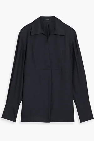 Joseph Belloy twill blouse - Blue - FR 42