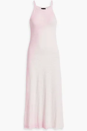 ATM Anthony Thomas Melillo Dégradé slub cotton-jersey midi dress - Pink - L