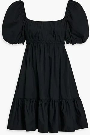 Derek Lam Ada ruffled cotton-poplin mini dress - - US 4