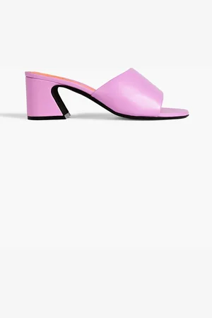 Marni Leather mules - Purple - EU 41