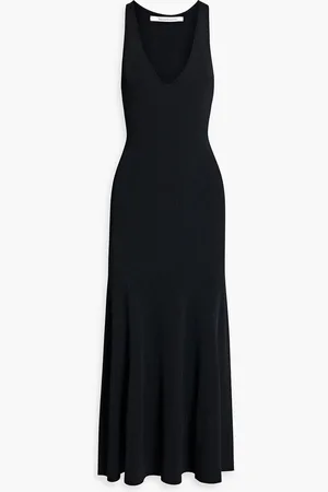 Another Tomorrow Ribbed-knit midi dress - - XL