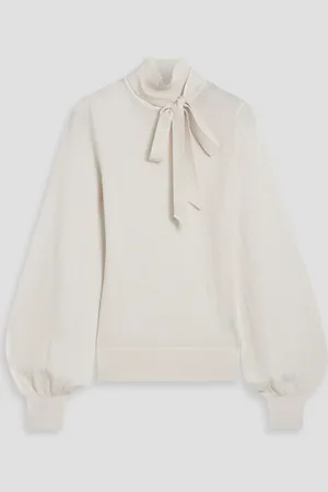 ZIMMERMANN Wool turtleneck sweater - White - 1