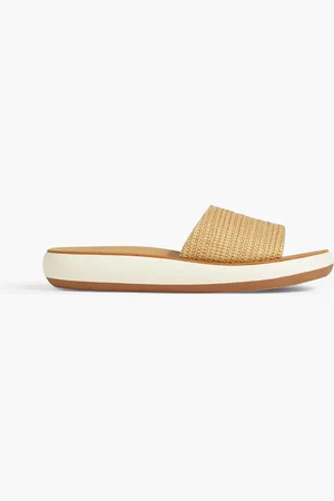 Ancient Greek Sandals Taygete raffia slides - Neutral - EU 41
