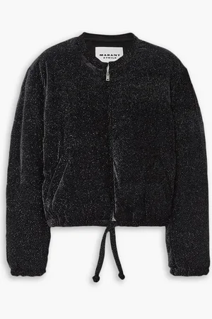 Marant Etoile Atala crystal-embellished velvet jacket - - FR 34