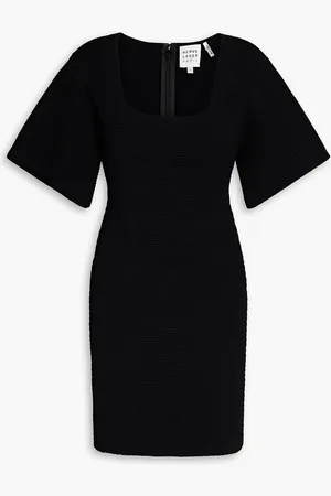 Hervé Léger Ribbed-knit mini dress - - XS