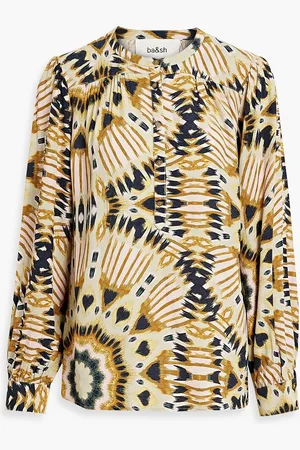 Bash Calysta printed crepe blouse - Neutral - 0