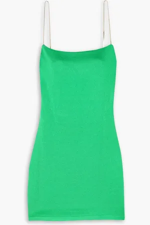 GAUGE81 Hira chain-embellished knitted mini dress - - XL