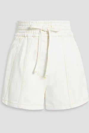 3.1 Phillip Lim Topstitched denim shorts - - XS