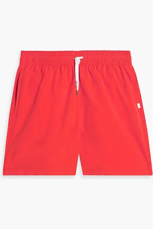 DEREK ROSE Aruba mid-length swim shorts - Orange - XXL