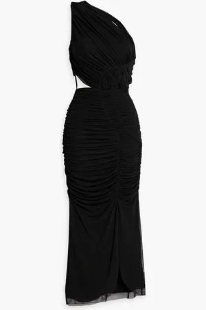 Simkhai Seraiah one-shoulder cutout mesh dress - - XS